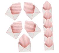 POPETPOP 10 pièces Boîte à Fleurs Papier Enveloppe pour Base Stable et Design Antidérapant pour Fête et Offres