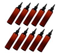 POPETPOP 10 Pièces Bouteille Distributrice de Shampoing Flacon à Goulot Fin pour Teinture Capillaire Rechargeable pour Voyage ou Usage Domestique