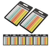 POPETPOP 10 Pièces Brochure de Golf en Papier Portable Grand Affichage Élégant Marqueur de Compétition pour Règles du Golf Cartes de Score Pratiques