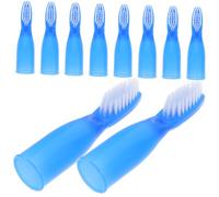 POPETPOP 10 pièces Brosse à Dents Portable Poils Souples Manche Court Compact Brosse Douce pour Soins Dentaires Milieu Carcéral Hygiène Facile et Rapide