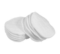 POPETPOP 10 pièces Coussinets Dallaitement Lavables Coton Couches Réutilisables Absorbants pour Soins Maternité et Protection Fuite Blanc