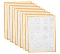 POPETPOP 10 Pièces De Manipulation De Fractions Mathématiques Montessori Fractions Aides Pédagogiques Sur Les Manipulation De Pour Les Mathématiques Pour Les