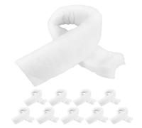 POPETPOP 10 Pièces Filtre Aquarium Mousse Haute Densité Épaisseur Tampons Médias de Filtration pour Bassin Étang et Fontaine Support Biologique pour Eau Douce