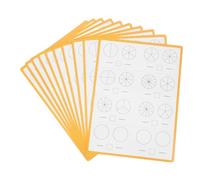POPETPOP 10 Pièces Fractions Élémentaires Manipulatives Double Face Math Manipulatives Fournitures D'Apprentissage Des Mathématiques Fractions Pour Enfants Apprentissage Des