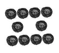 POPETPOP 10 Pièces Hair Wrap Net For Women Elastic Breathable Knit Mesh Caps For Secure Updos Ballet Buns Sleeping Use