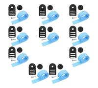 POPETPOP 10 Pièces Kit de Sangles pour Bâche Solaire de Piscine, Fixation | Polyester, Compatibilité Générale Enrouleur et Couverture Solaire, Stabilité Renforcée, Usage Extérieur ou Intérieur