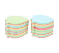 POPETPOP 10 pièces Lot de Blocs Notes Autocollantes Forme Fraise Papier Résistant Faciles à Détacher pour École Bureau Maison Mémo et Organisation Quotidienne