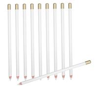 POPETPOP 10 Pièces Lot de Crayons Gomme de Précision pour Dessin et Croquis Gomme Blanche Forme de Stylo pour Artistes et Étudiants Effaceur Surligneur pour Détails et Retouches Art