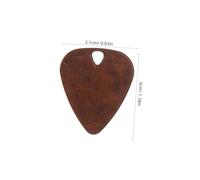 POPETPOP 10 pièces Lot de Médiators Métalliques Épais pour Guitare et Basse Picks Triangulaires Accessoires Pratiques pour Ukulélé et Guitares Folk