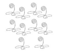 POPETPOP 10 Pièces Lotus Flower Memo Card Holder Metal Table Number Stand For Wedding Reception Party Birthday Office Photo Display