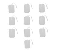 POPETPOP 10 pièces Patchs Électrodes Auto Adhésifs pour Massage et Gel Conducteur Sans Réutilisables Adhésion pour Soulagement Dos Nuque Articulations