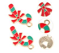 POPETPOP 10 pièces Pendentifs de Noël Alliage pour Création de Bijoux DIY Accessoires de Bricolage Charmants et Festifs pour Vos Projets de Noël