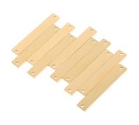 POPETPOP 10 pièces Pendentifs Miroir Acier Inoxydable Doré Double Accessoires DIY pour Fabrication de Bijoux Connecteurs Rectangulaires pour Bracelets et Colliers