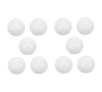 POPETPOP 10 pièces Perles Acryliques Blanches pour Roulette Jeu de Société Accessoires de Roue de Bar pour Fête Billes Rondes Adaptées Aux roulettes
