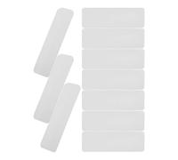 POPETPOP 10 Pièces Pièces de Réparation pour Stores Lattes de Réparation de Stores Autocollantes Alliage D'aluminium Blanc pour Lamelles Horizontales