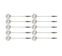 POPETPOP 10 Pièces Porte-numéros de Table Porte-mémo Double Tête Cercle | Réutilisable, pour Photo de Table et Papier, Décorations de Fiançailles ou Remise de Diplôme