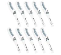 POPETPOP 10 Pièces Règle de Recourbe-cils, Règle à Cils en Carton, Mesure de Longueur et Degré de Courbure, Bords Lisses, Légère, pour Voyage et Salon de Pose D’extensions de Cils