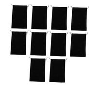 POPETPOP 10 pièces Sac de Rangement pour Perruques Noir avec Cordon de Serrage Pochettes Légères et Durables pour Organiser et Protéger Vos Perruques Lors de Voyages Domicile