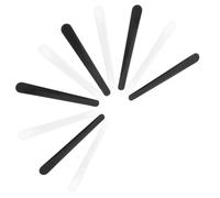 POPETPOP 10 pièces Spatules Cosmétiques pour Facial PP Spatule Maquillage Noire et Blanche Application Précise Crème et Lotion Outil de Beauté et