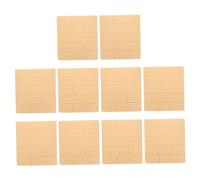 POPETPOP 10 pièces Stickers Muraux Autoadhésifs Mousse Xpe Texture Brique Petite Beige Panneaux Décoratifs pour Surface Faciles à Couper et Poser