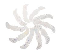 POPETPOP 10 Pièces Stickers Visage Temporaires Halloween Tatouages Éphémères de Taches de Rousseur Auto-adhésifs Décorations Faciales Adaptées aux Peaux Délicates Accessoires Cosplay Garçon