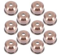 POPETPOP 10 Pièces Support de Lampe Coupelles de Lampe E27 en Métal Marron Simple Structure Facile à Installer Ne Se Déforme Pas pour Plafonniers