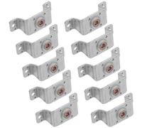 POPETPOP 10 Pièces Support Moteur en Fer Argenté Résistant la Chaleur pour Remplacement Moteur de Sèche-cheveux, Support Stable pour Réparation DIY