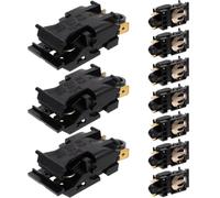 POPETPOP 10 Pièces Thermostat pour Bouilloire Électrique Automatique Interrupteur Vapeur 16a/13a Plastique et Cuivre Contrôle Automatique Température Noir pour Bouilloire Électrique