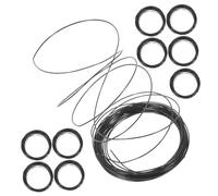 POPETPOP 10 rouleaux Fil Aluminium pour Bonsaï et DIY de Fil Entraînement Robuste pour Jardinage et Création Artisanale