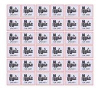 POPETPOP 100 Feuilles Étiquettes D'expédition pour Batteries Lithium-ion, Étiquettes D'avertissement Relatives aux Piles, Adhésif Plaqué Cuivre Noir, à Coller Facilement, pour Batterie
