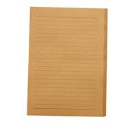 POPETPOP 100 feuilles Papier à Lettre Vintage Ligné Kraft pour Calligraphie Notes et Invitations Design Élégant et Classique Profonde