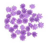 POPETPOP 100 Fleurs Diffuseur de Chrysanthème en PE Violet, Accessoires D'aromathérapie, Lot de 100 Pièces pour Diffuseur Huiles Essentielles, Parfum D'ambiance Maison et Spa