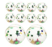 POPETPOP 100 Pièces Balles Flottantes Caoutchouc avec Étoile à Cinq Branches Intérieure Petites Boules Légères pour Jeux Été Piscine Plage et Loisirs Aquatiques Plein Air