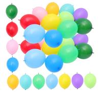 POPETPOP 100 Pièces Ballons Latex pour Décorations de Fête Anniversaire Mariage Shower Ballons de Couleurs Mélangées pour Guirlande et Arches de Décoration