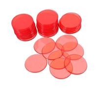 POPETPOP 100 pièces Bingo Chips Semi Transparents pour Jeux Éducatifs de Comptage et Activités Mathématiques Accessoires pour Soirée Bingo Familiale
