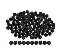POPETPOP 100 Pièces Boules Biologiques pour Aquarium 16mm Filtration Coton et Plastique Réduit la Mortalité des Poissons Accessoire pour Aquarium Noir