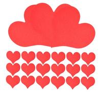 POPETPOP 100 pièces Cartes Cœur pour Saint Valentin de Cartes à Personnaliser pour Messages Amour et Décorations Élégantes Doré