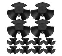 POPETPOP 100 Pièces Clip de Retenue Isolant en Plastique Noir pour Pare-chocs et Isolation de Coffre, Fixation Facile à Retirer, Accessoire Automobile Polyvalent