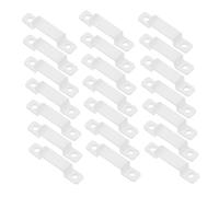 POPETPOP 100 pièces Clips de Fixation LED Supports pour Ruban Lumineux Accessoires Étanches Antidéformation pour Décoration Intérieure et Extérieure