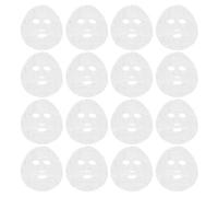 POPETPOP 100 Pièces Compresses de Coton pour Masque Facial, Pré-découpées 26x24,5