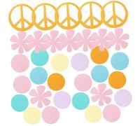 POPETPOP 100 Pièces de Confettis de Papier Ronds Multicolores pour Décoration de Table Chutes de Papier en Carton sans Odeur pour Mariage Anniversaire et Shower