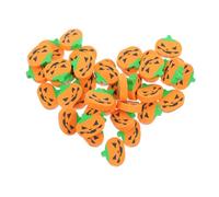 POPETPOP 100 Pièces Gomme Mini Citrouille Halloween Tpr Couleur Vive Gomme Scolaire Festive pour Récompenses Classe Fournitures Fête Automne
