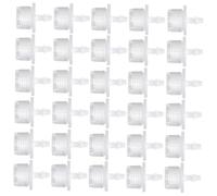 POPETPOP 100 pièces Goutteurs Irrigation Réglables pour Arrosage Goutte à Goutte Jardin Serre Potager Blanc