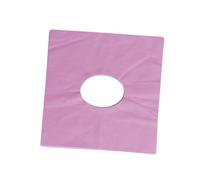 POPETPOP 100 pièces Housses Jetables pour Coussin de Table de Massage avec Trou Visage Non Tissé Doux Surmatelas Confortable pour Spa et Salon de Beauté Rose