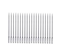 POPETPOP 100 pièces Lot de Aiguilles à Coudre Grandes Œil Acier Inoxydable Aiguilles à Broder à Bout pour Fil à Tricoter Couture Main et Point de Croix