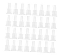 POPETPOP 100 pièces Lot de Bouchons Compte Gouttes Intérieurs Aluminium pour Flacons Dhuiles Essentielles Dents Bouchons Détanchéité pour Dosage et Conservation