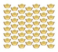 POPETPOP 100 pièces Ornements Cristal Forme Lingots Or Lot de Décorations Mariage Noël Design Stable Résistant Déformation