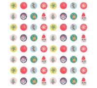 POPETPOP 100 Pièces Perles D'espacement en Pâte Polymère, Perles en Vrac Soi-même, Trous, Lot Décoratif Simple pour Bracelet et Pendentif de Paquet à Dos Couleur Couleur Aléatoire