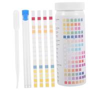 POPETPOP 100 pièces Water Testing Strips For Drinking Water Multi Function Quality Test Papers With Dropper And Test Tube For Home Use