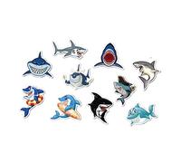POPETPOP 100feuilles Autocollants Étanches De Requin Vinyle Pour Garçon Fille Stickers Créatifs Pour Ordinateur Luggage Et Scrapbooking Par Paquet Lot